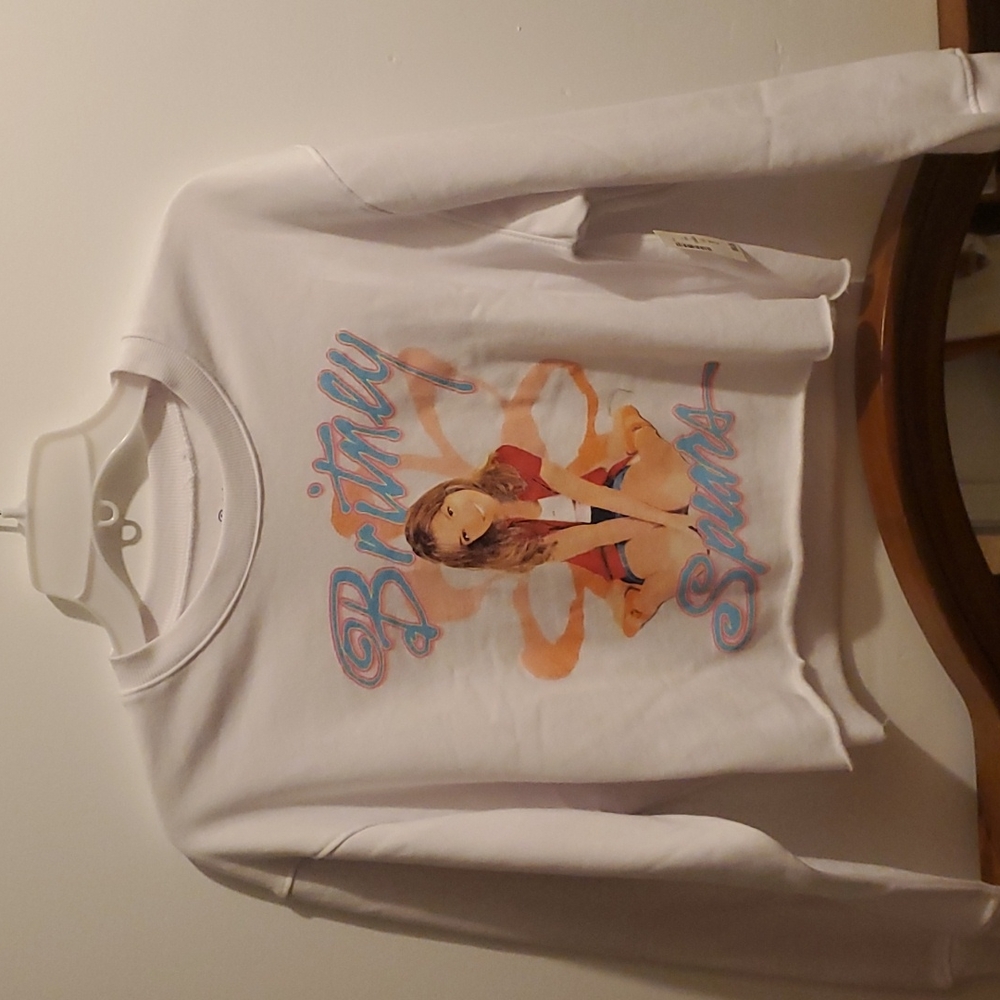 Britney Spears cropped hoodie. Small
